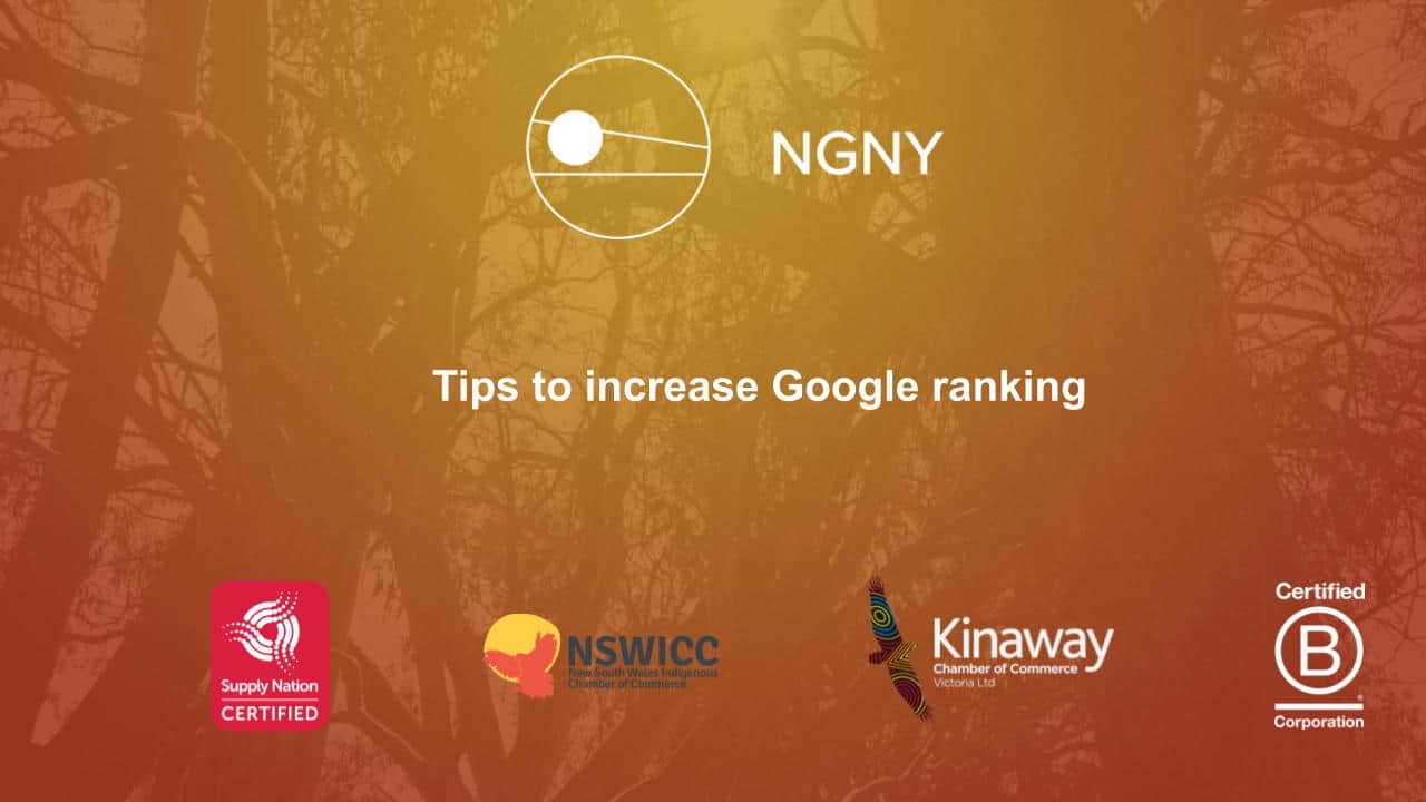 Featured image for “Tips to increase Google ranking”